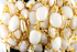 White Corrundum Faceted Oval Chain,(BC-WCD-13)